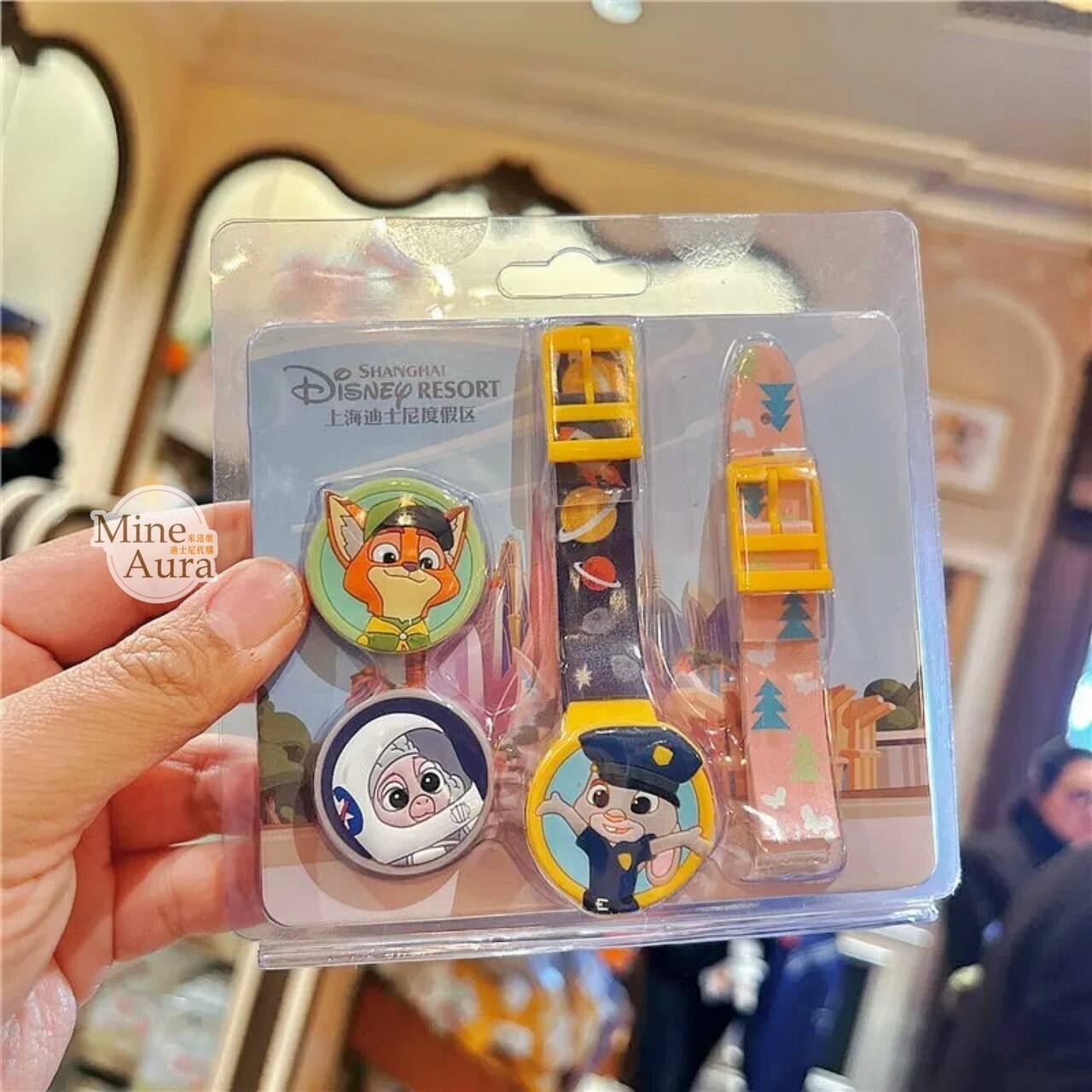 童心系列 動物方城市 Zootopia 造型 可換錶蓋 兒童 手錶 -上海迪士尼樂園