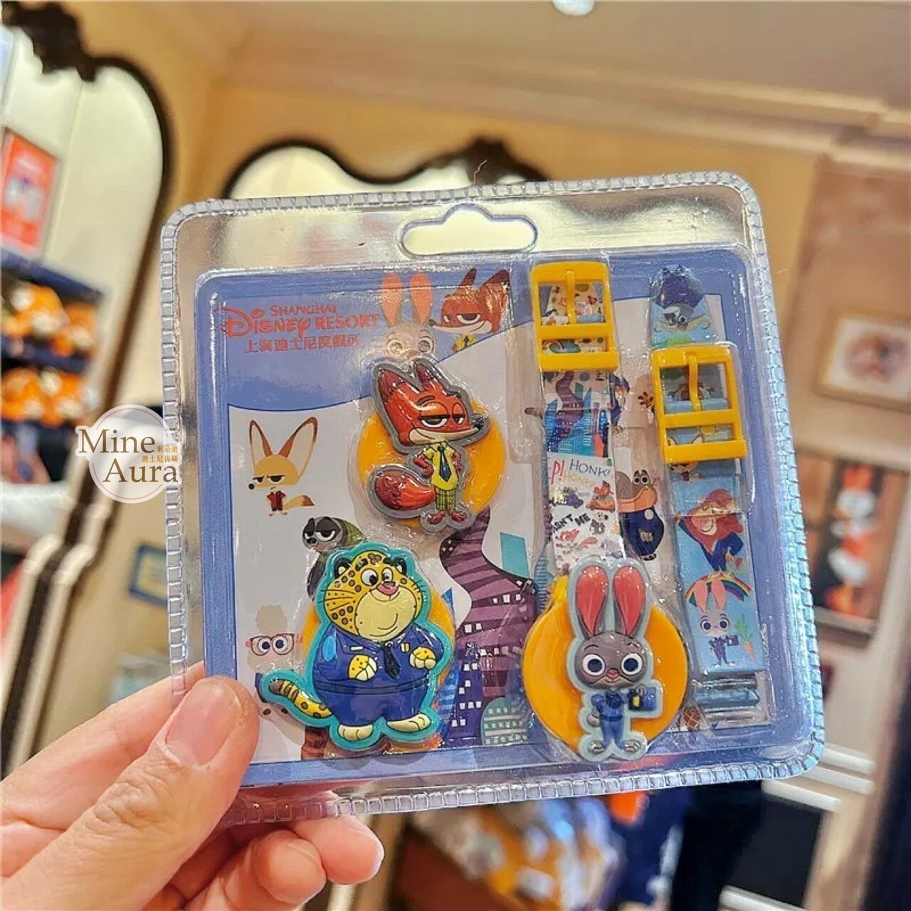 動物方城市 Zootopia 造型 可換錶蓋 兒童 手錶 -上海迪士尼樂園