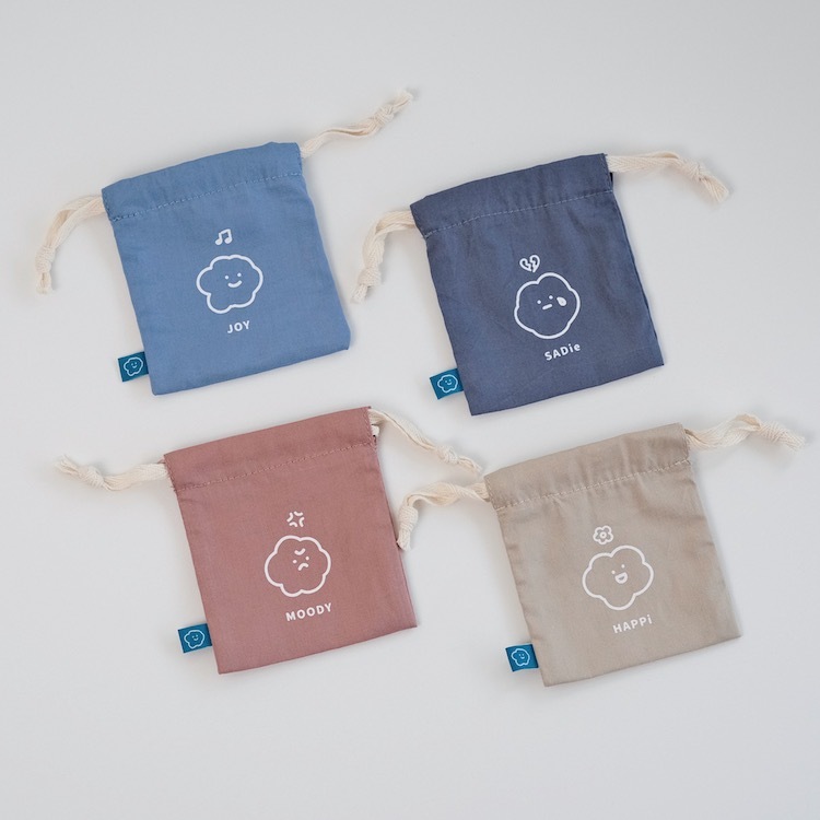 喜怒哀樂 迷你束口袋