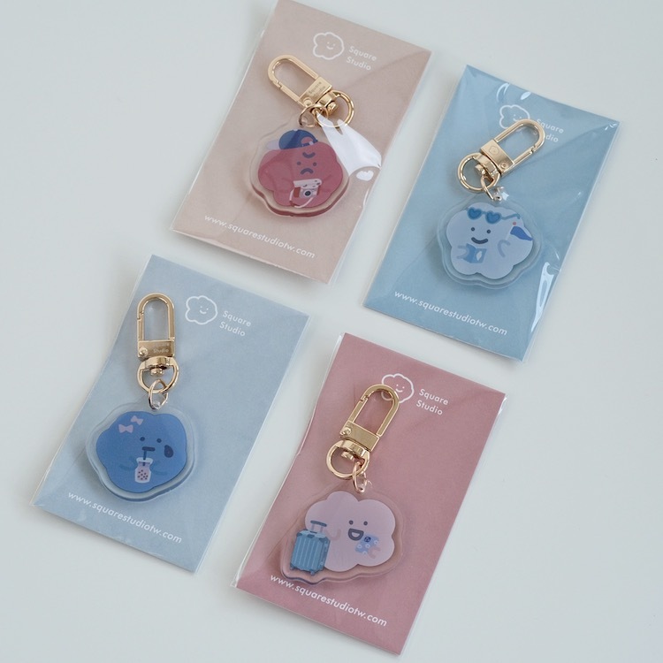 旅行系列  壓克力吊飾 35mm