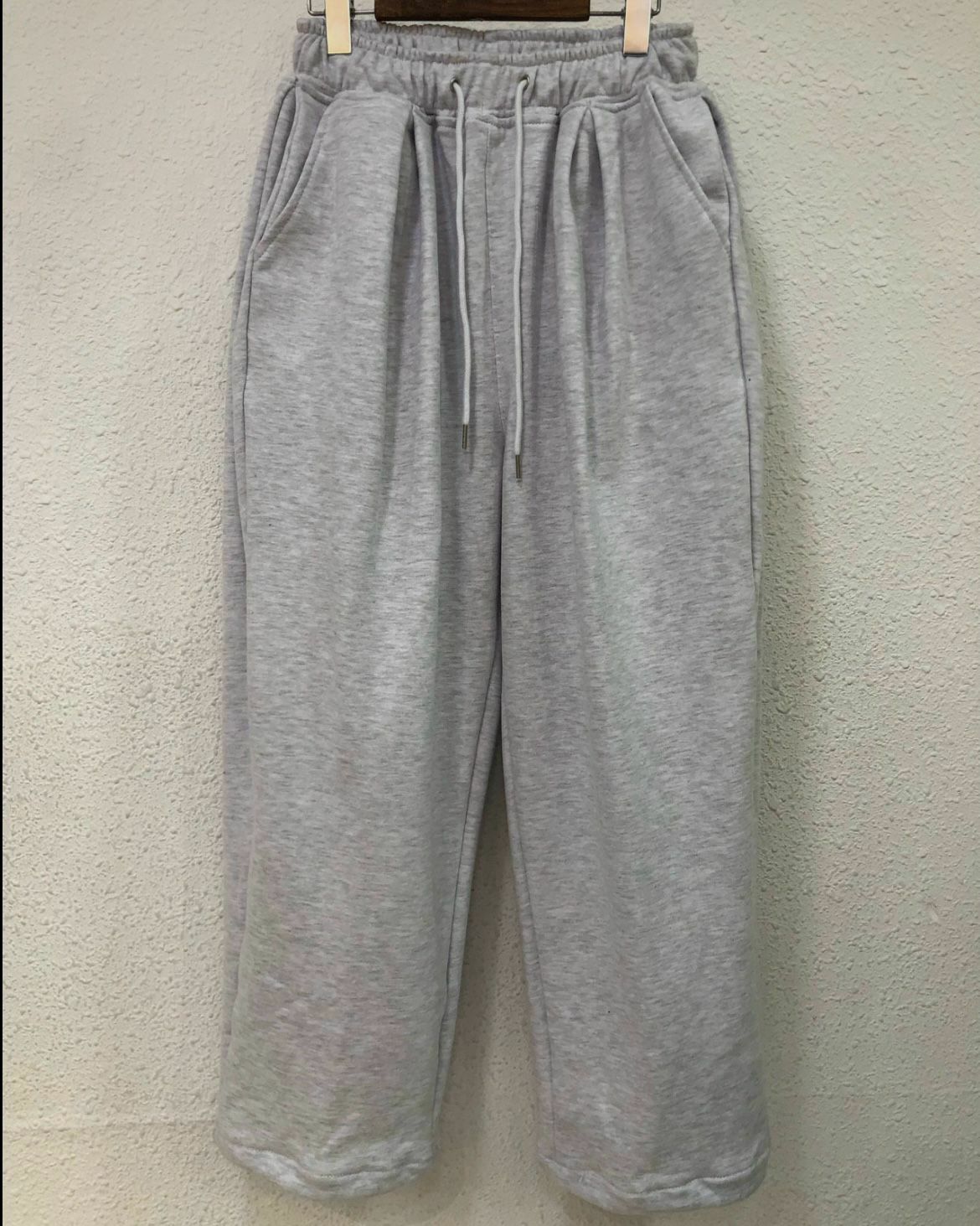 淨色棉質可束腳運動褲 P2713