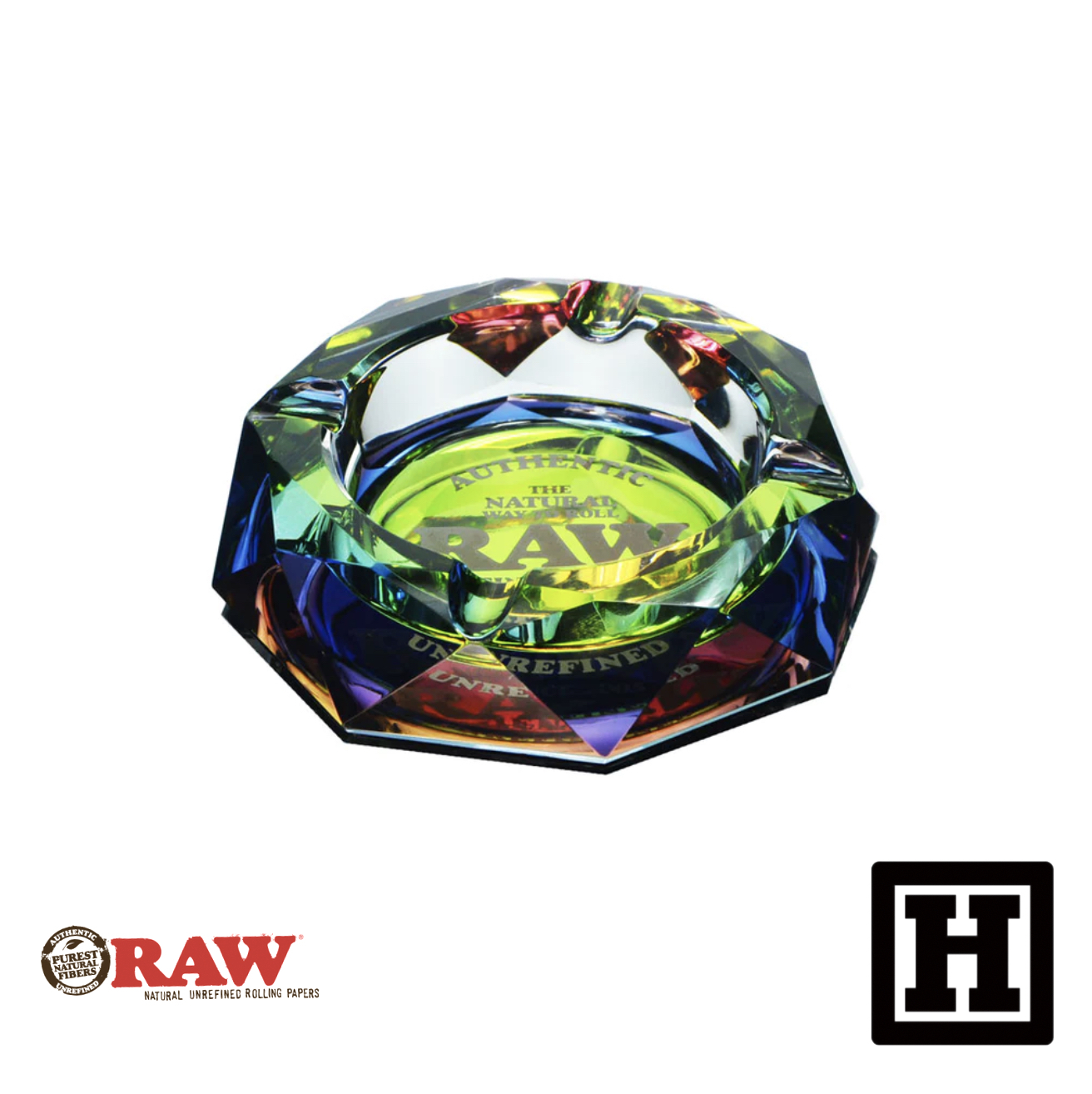 RAW Rainbow Glass 玻璃煙灰缸