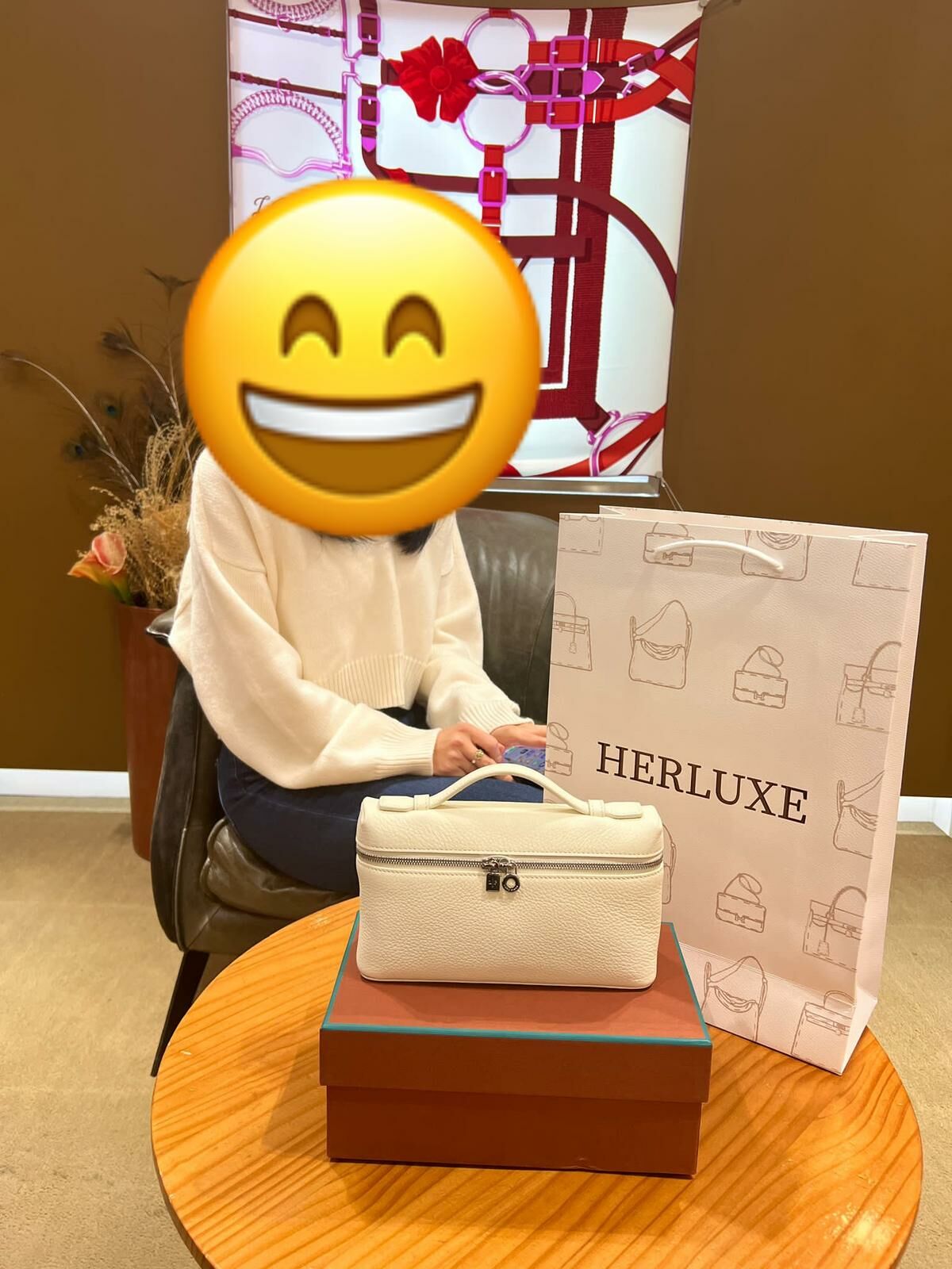 【 感謝支持 】爽快靚靚來pick up L19奶昔白🥳 靚靚見到我哋有現貨💕即刻拍板秒走😍 呢隻袋好襯靚靚嘅裝扮💃 多謝你嘅支持與信任🫶💪