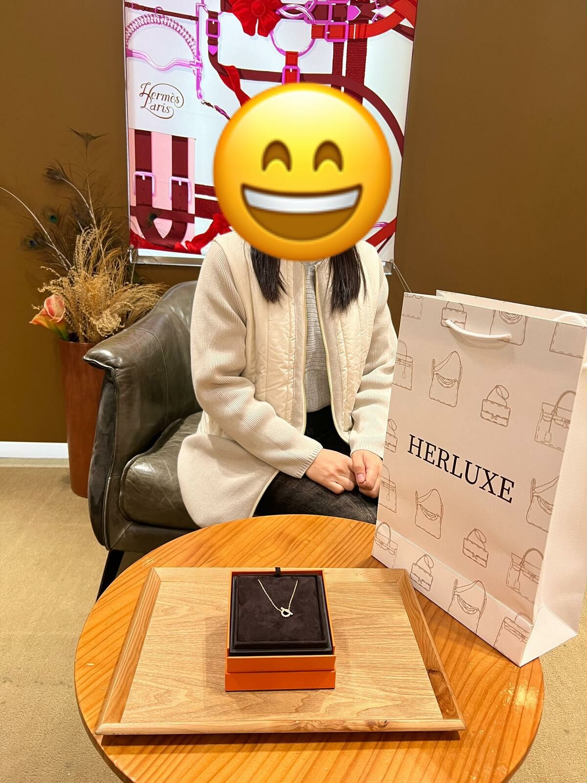 【 感謝支持 】爽快靚靚來pick up小Q鑽石頸鏈💎 鑽石閃閃惹人愛😍 靚靚非常滿意☺️ 多謝你你嘅支持與信任🫶💪