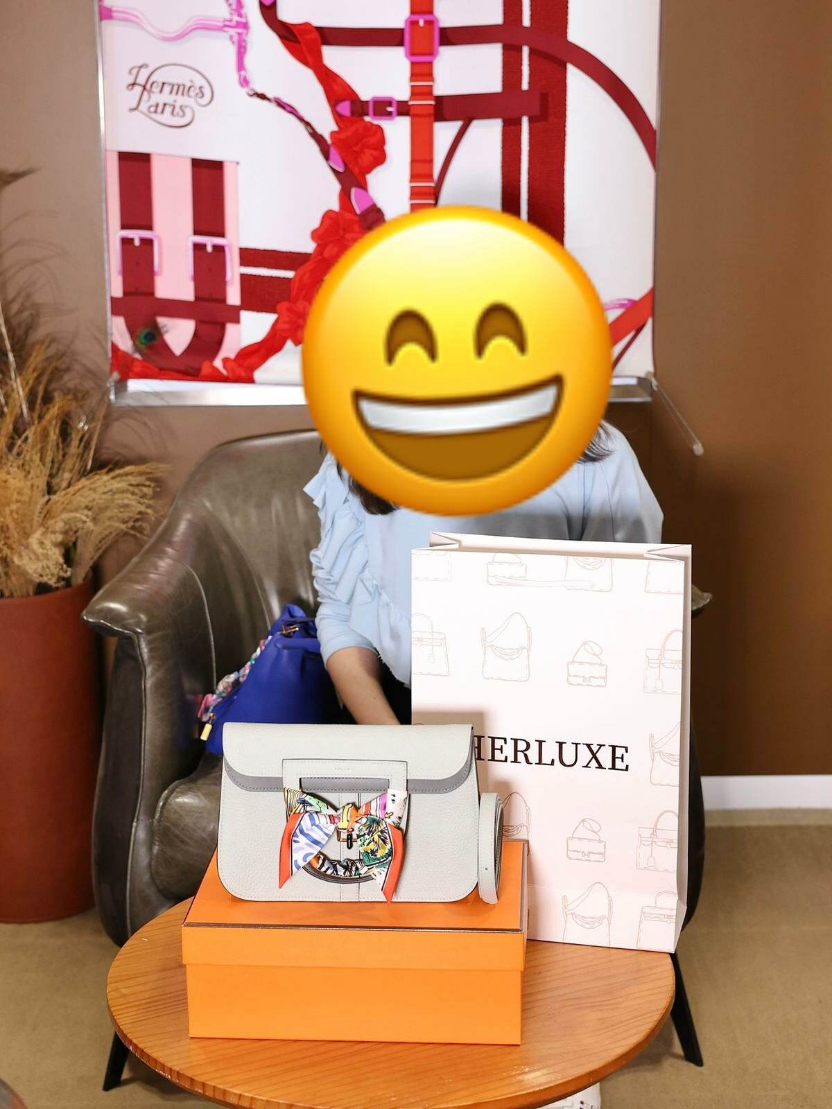 【 感謝支持 】爽快靚靚來pick up halzan 25 聖杯藍🥳 之前幫襯我哋好多次啦😍 每次購買都好滿意💕 靚靚鐘意我哋的幫Twilly服務👍🏻 大讚我哋綁得好靚❤️ 多謝你嘅支持與信任🫶💪