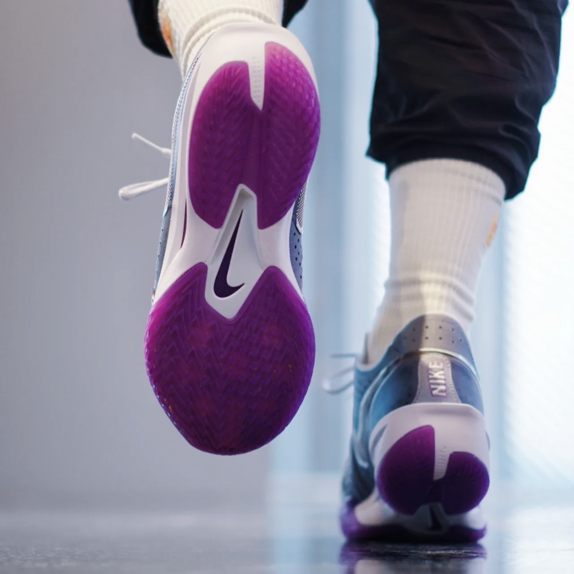 Nike Air Zoom GT Cut 3 葡萄紫灰 低筒 緩震實戰籃球鞋