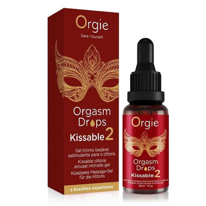 Orgie Orgasm Drops Kissable 2 口愛溫感陰蒂高潮液 加強版 30ml
