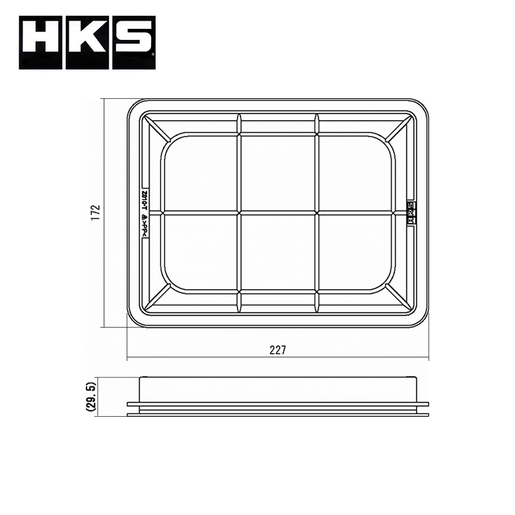 HKS SUPER AIR FILTER 空氣濾芯 70017-AZ110 MAZDA2 DJ 2015-
