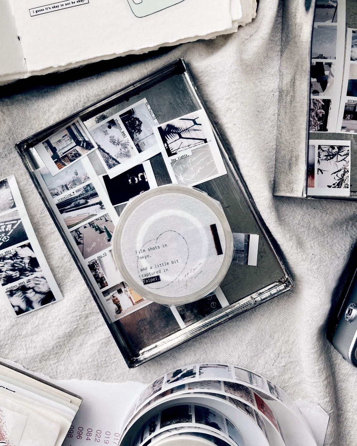 羊君．白日 2.5cm霧面PET膠帶 <整捲/分裝>