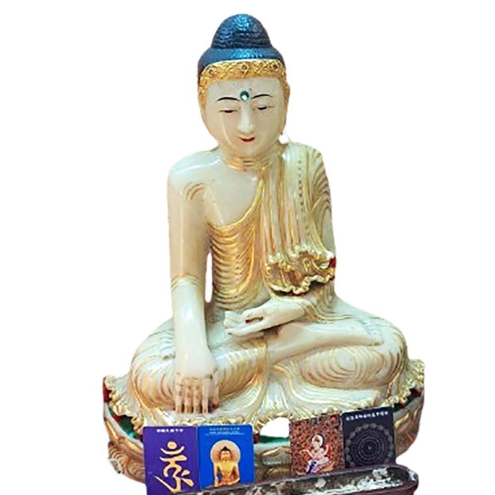 玉佛{緬甸白玉}47公分【十方】135469