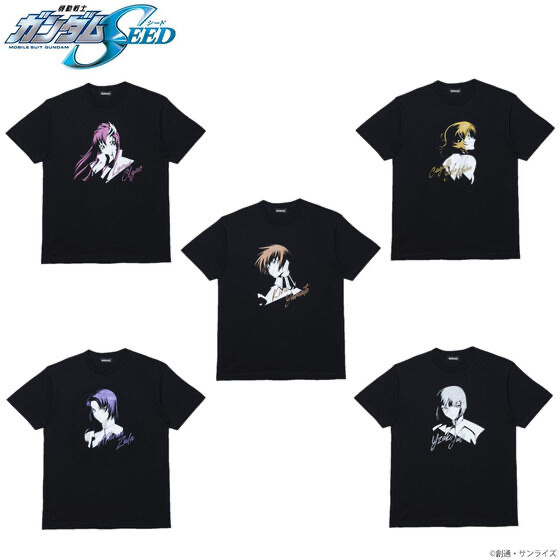 Pbandai 預訂2024/4月 機動戦士ガンダムSEED ラメプリントシリーズ Tシャツ