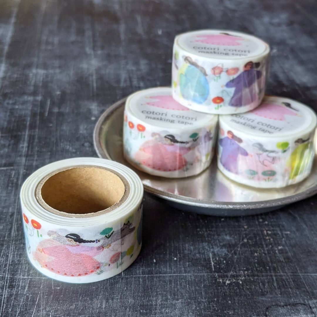 cotori cotori Masking Tape－Pink Girl | **1m Length**
