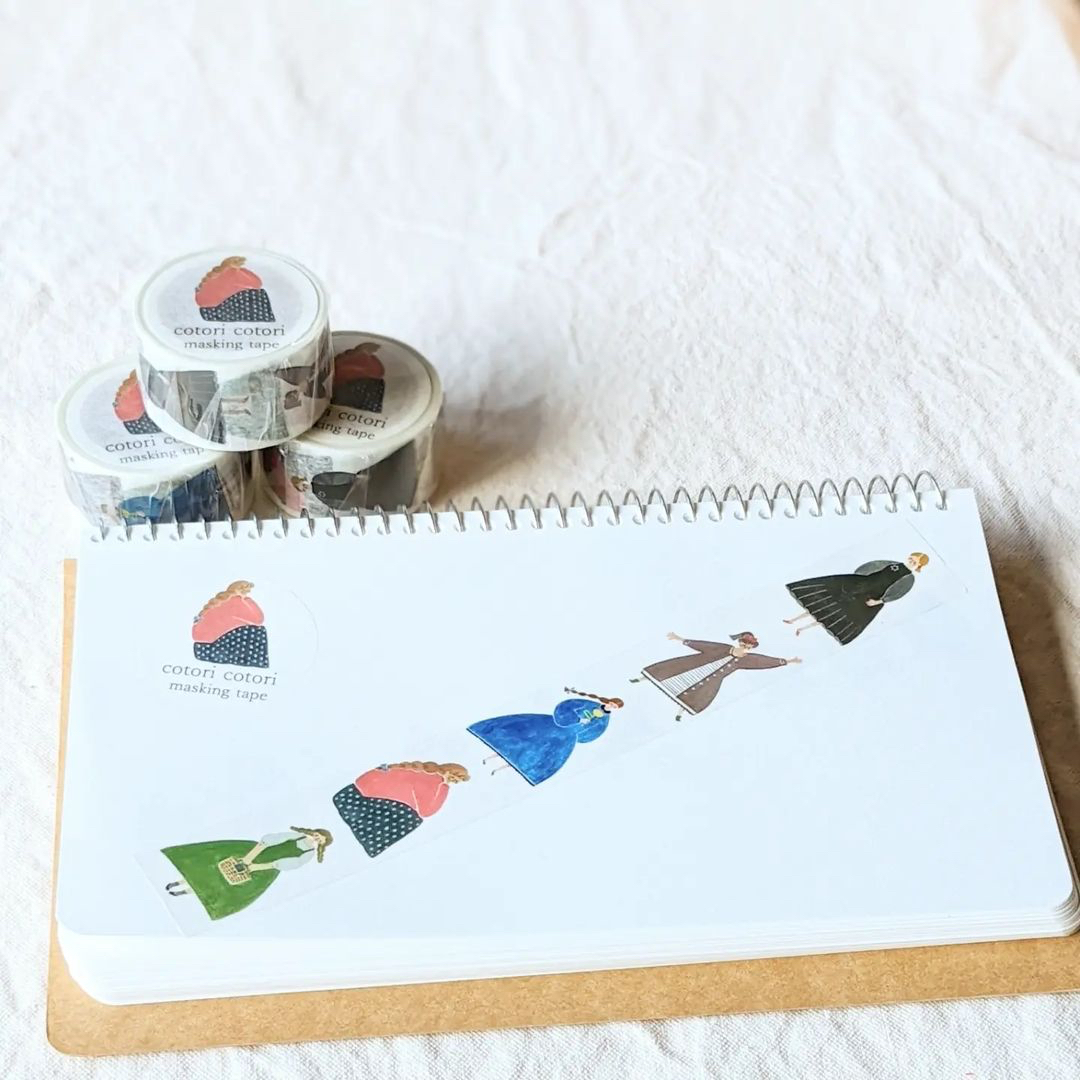 cotori cotori Masking Tape－The Girls | **1m Length**