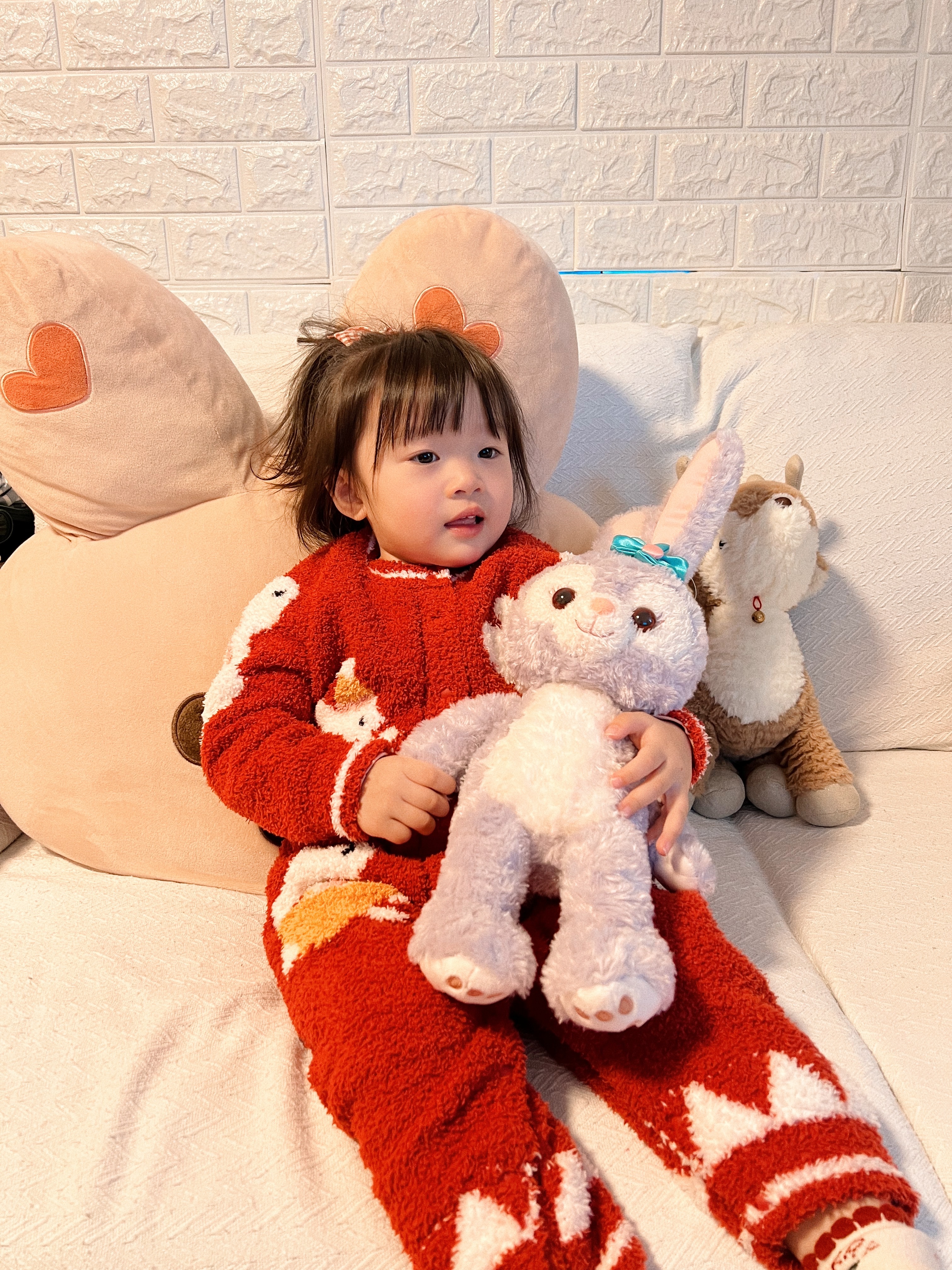 兔兔半邊絨連身衣