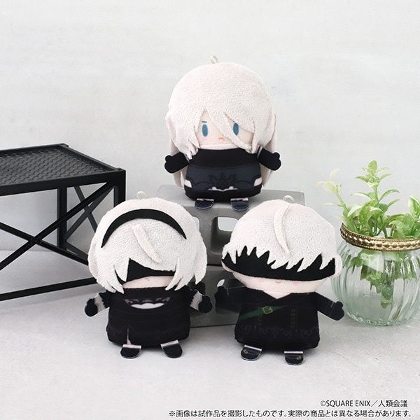 MOVIC 預訂2024/6月 NieR:Automata Ver1.1a　フィンガーマスコット・PUPPELA（パペラ）セット［ぬいぐるみ］　2B・9S・A2