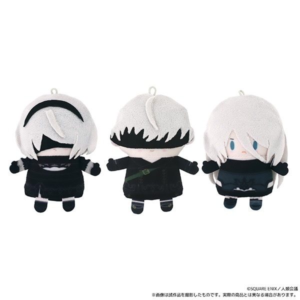 MOVIC 預訂2024/6月 NieR:Automata Ver1.1a　フィンガーマスコット・PUPPELA（パペラ）セット［ぬいぐるみ］　2B・9S・A2