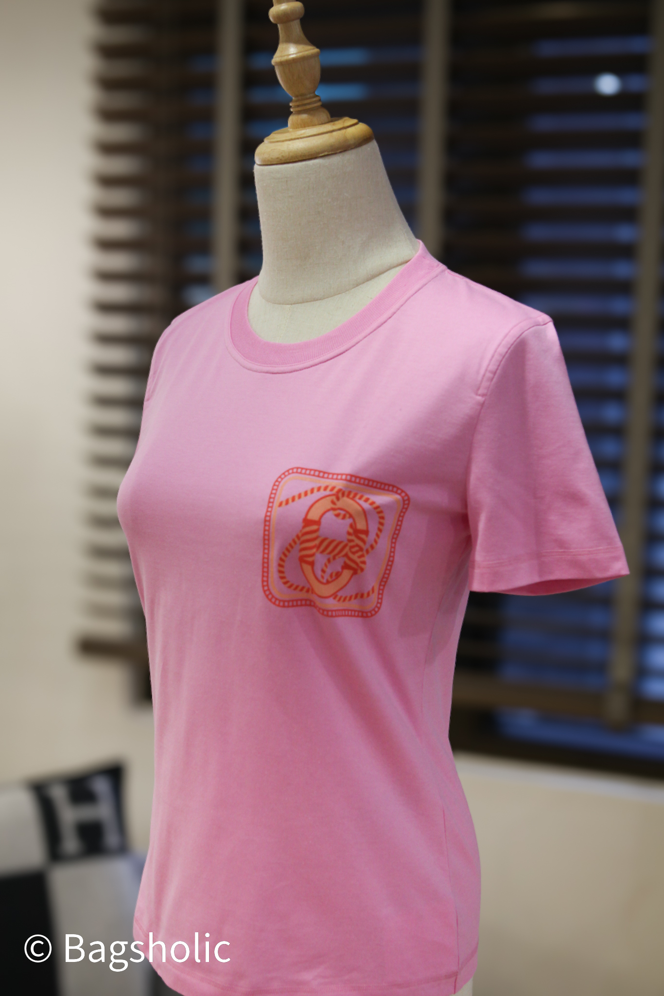 Hermes women tee "Canoe" micro t-shirt