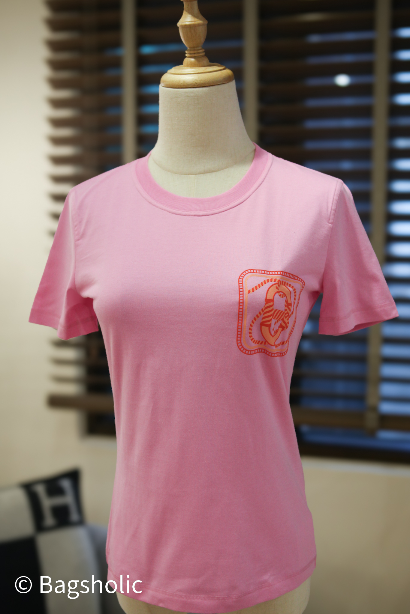 Hermes women tee "Canoe" micro t-shirt