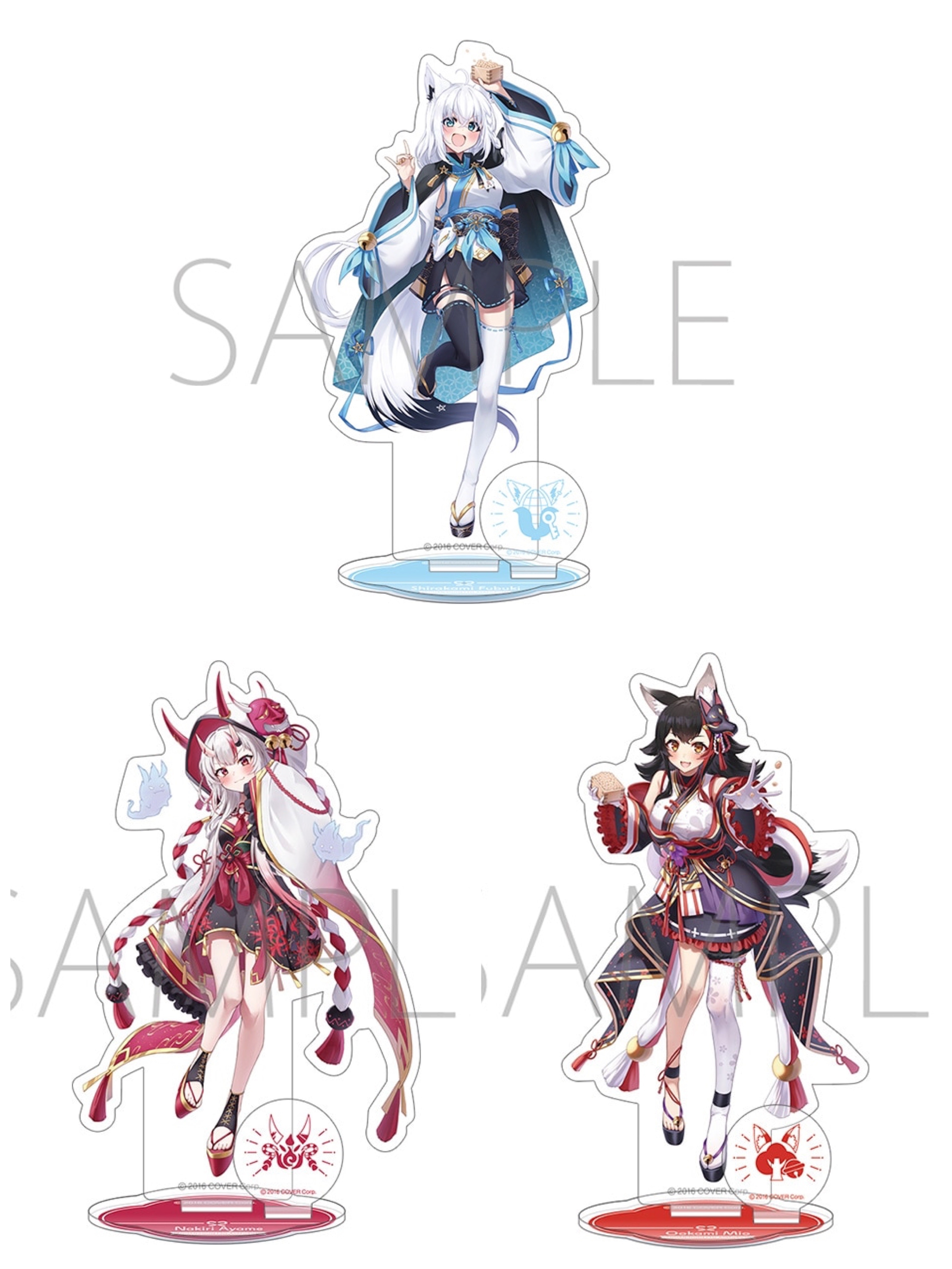 MOVIC 預訂2024/2月 ホロライブ　アクリルスタンド　いろはにほへっと あやふぶみ