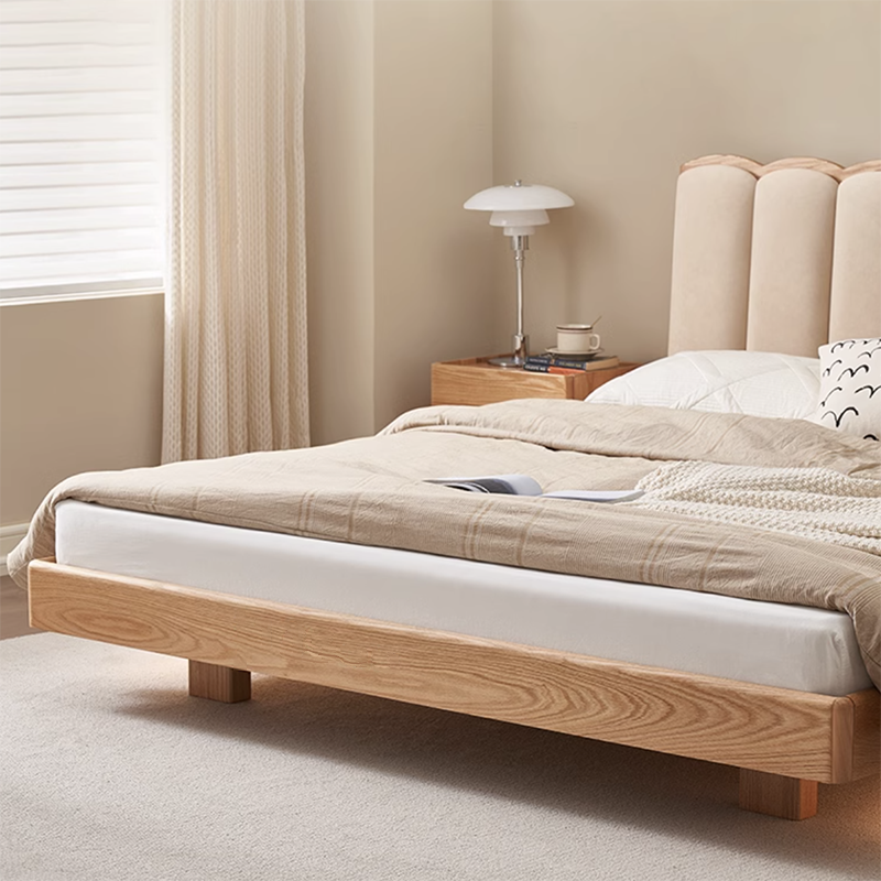 禾沐實木軟包床架Q款HM-L701Q