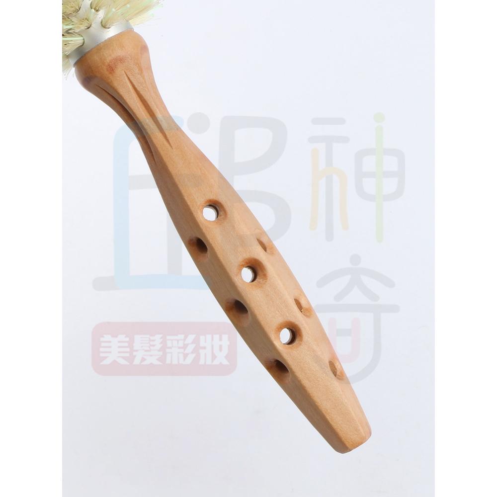 六角綠鬃毛圓梳