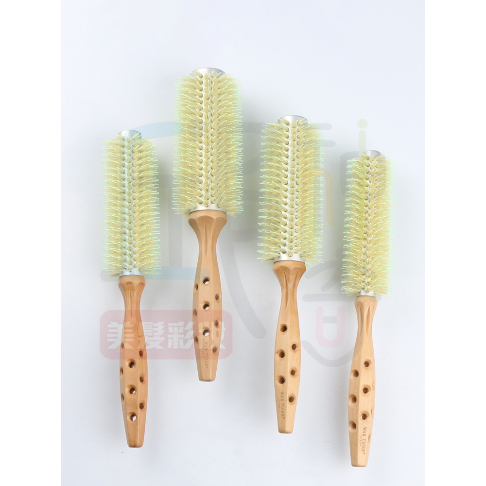 六角綠鬃毛圓梳