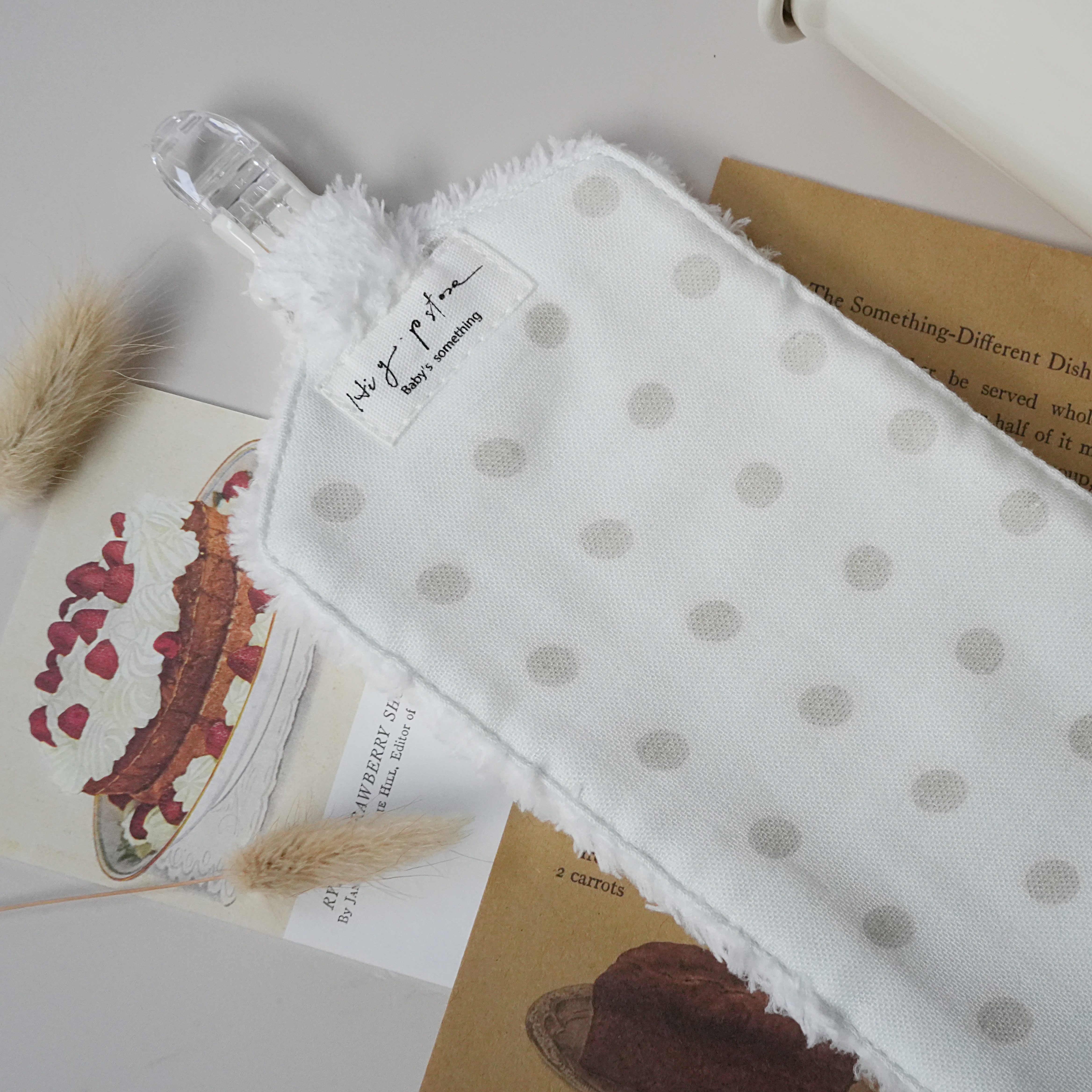 Hi Y.P store-手作手帕夾-奶茶點點