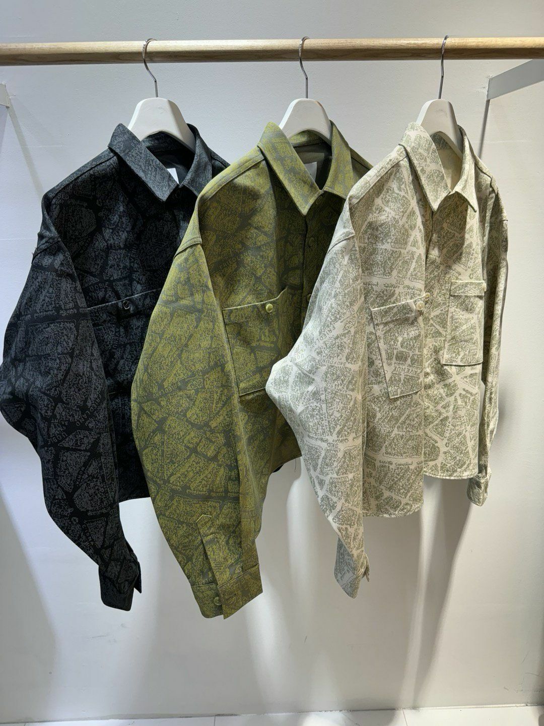 亂紋短身長袖恤衫 Crunky_youth-023JK