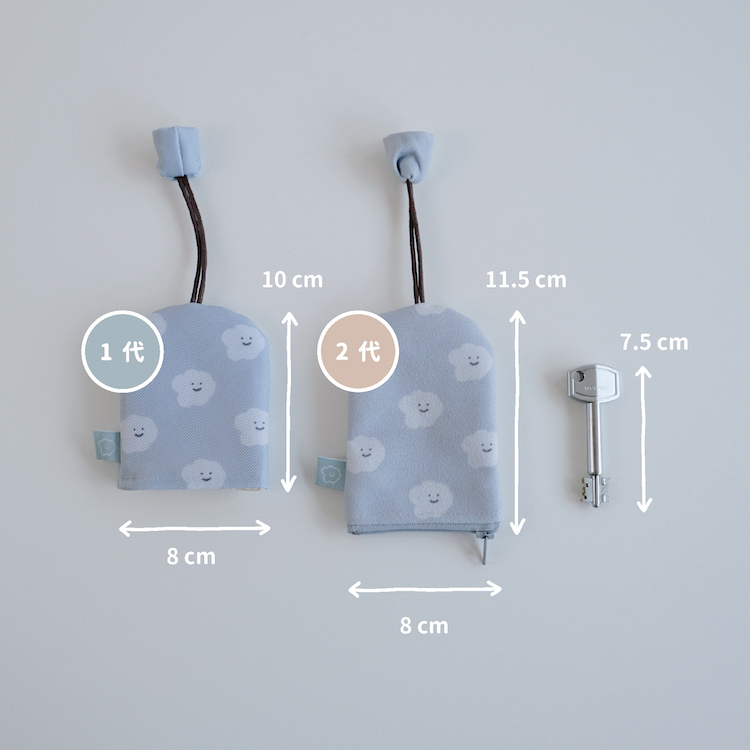 鑰匙長度太長,二代特別增加了長度,市面上各類型鑰匙都能輕鬆收納喔!