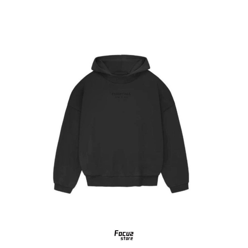 【Focus Store】現貨秒發 Essentials FW23 Hoodie "Jet Black" 玄青黑 192BT232050F