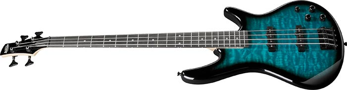 Ibanez Ibanez GSR280QA TMS 電貝斯 透明漸變海洋色 第 4 張圖片｜三峽吉他 / Bass