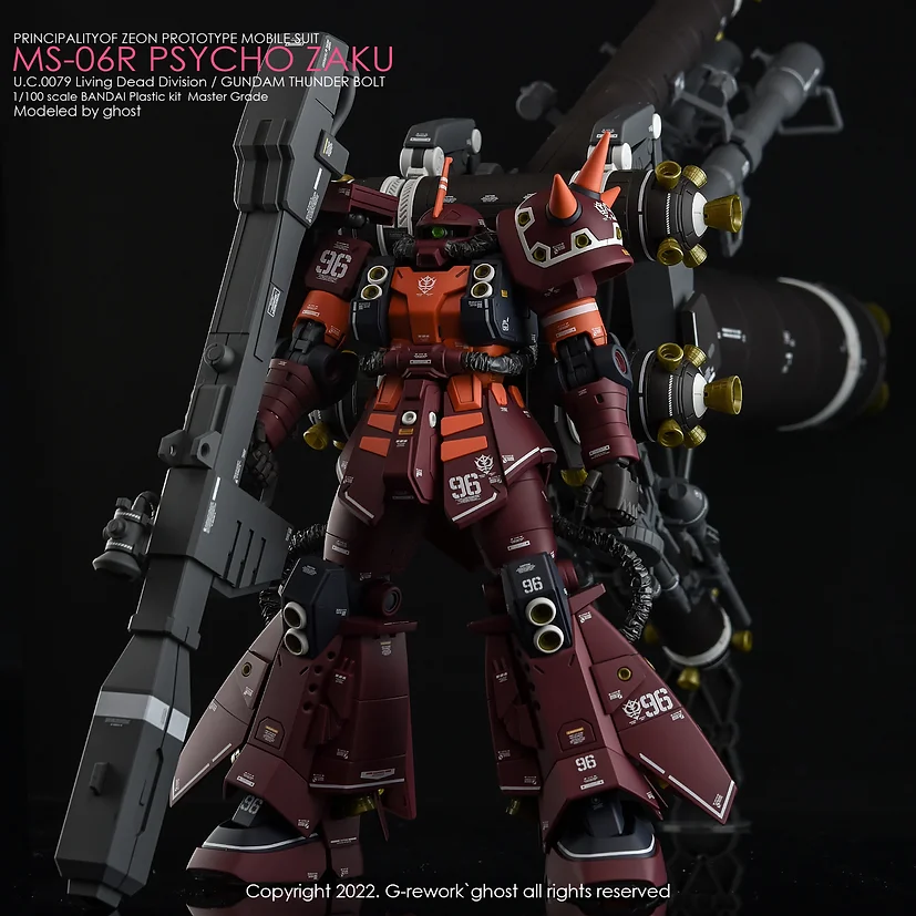 [MG] MS-06R PSYCHO ZAKU [THUNDER BOLT Ver.]
