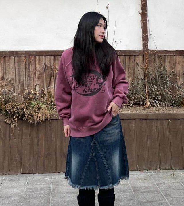★CPGN STUDIO★Cheesy Bunny Reglan Pigment MTM 送料・関税込 CPGN STUDIO ]☆Cheesy Bunny Raglan Pigment Sweatshirt (CPGN
