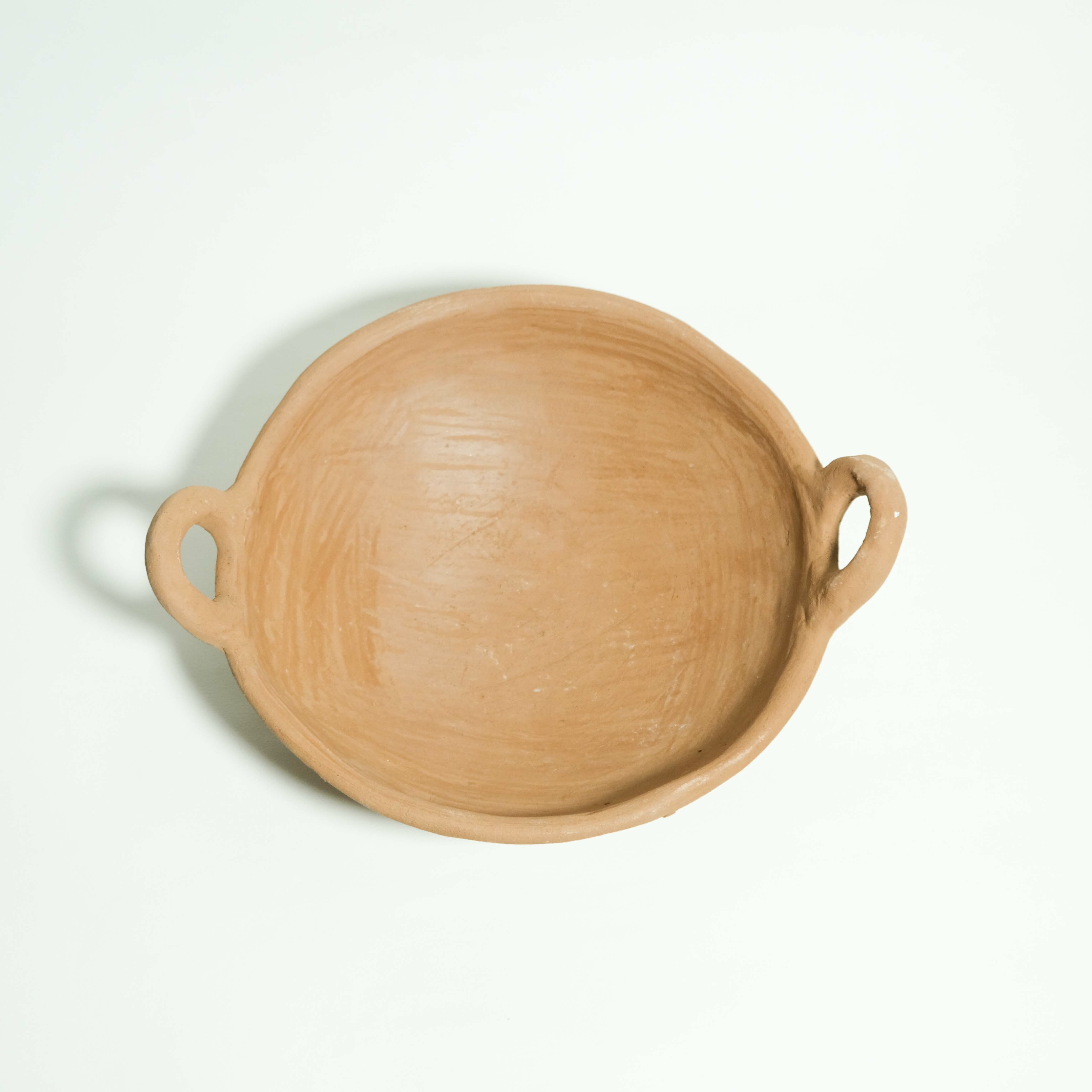 陶器｜ 素陶燒 - 雙耳盤｜宏都拉斯