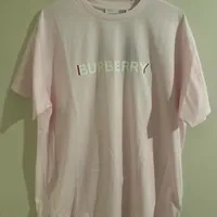 [S] BURBERRY ARIANA COTTON OVERSIZED T-SHIRT,CLOUD PINK, 8052649100 (SB110)