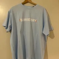 [S] BURBERRY ARIANA COTTON OVERSIZED T-SHIRT,LIGHT BLUE, 8052648100 (SB114)