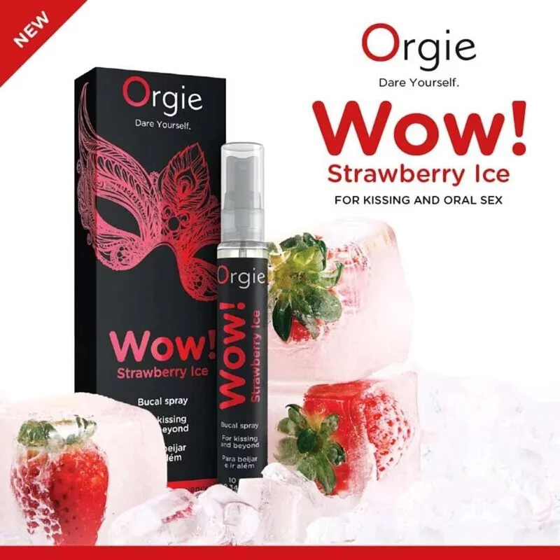 Orgie WOW! Strawberry Ice Bucal Spray 10ml