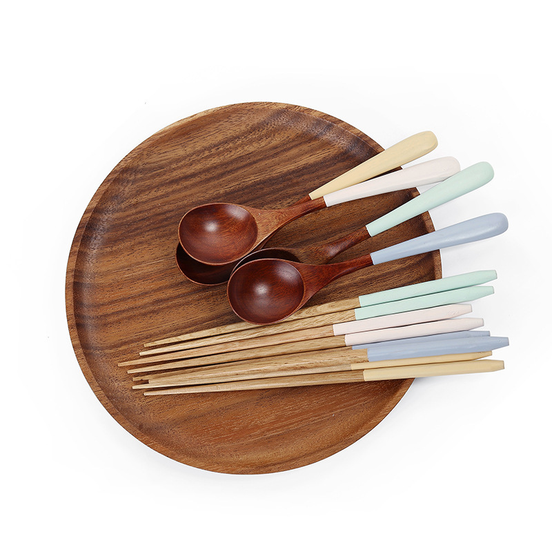 《3609》簡約素面彩色勺筷餐具組