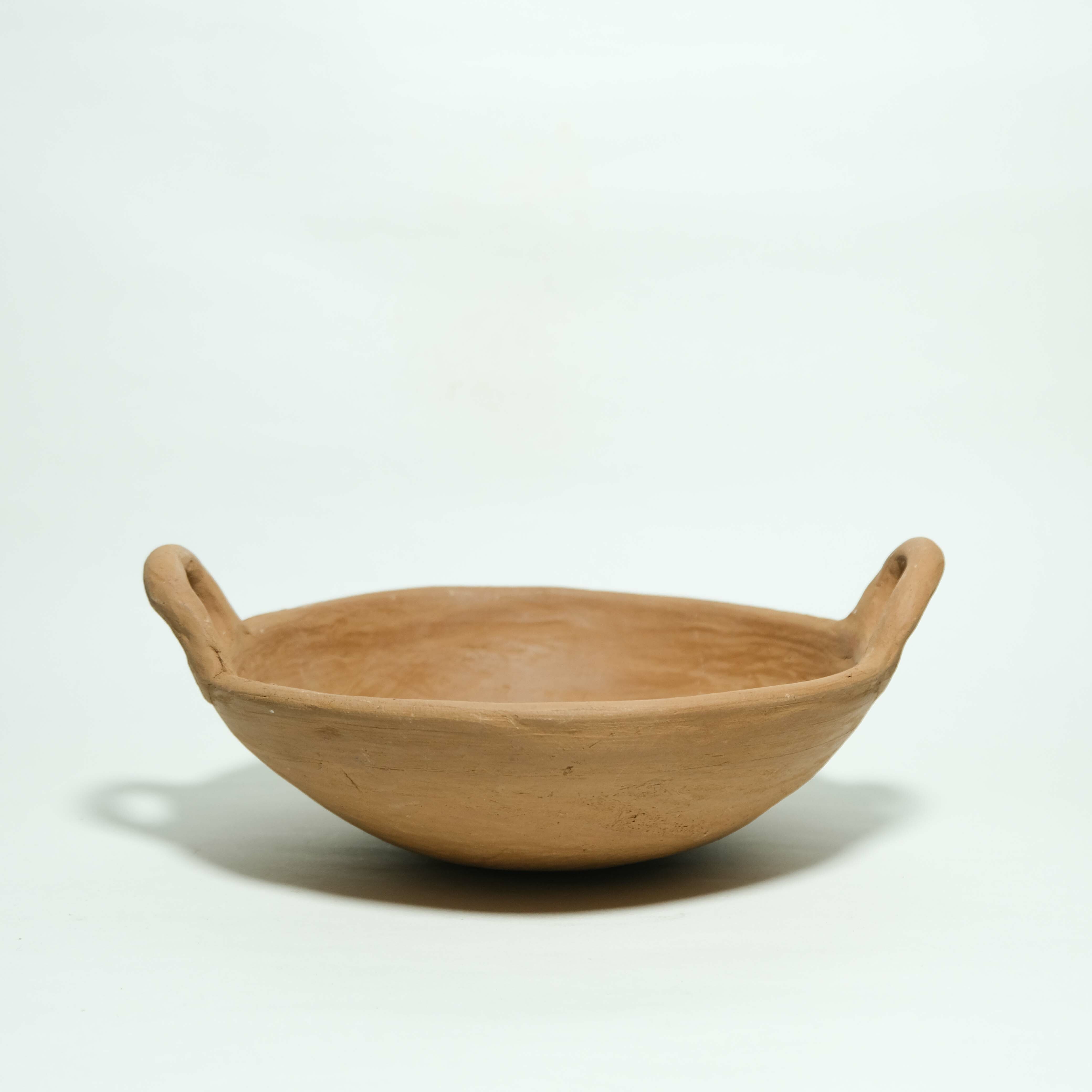 陶器｜ 素陶燒 - 太陽雙耳盤｜宏都拉斯