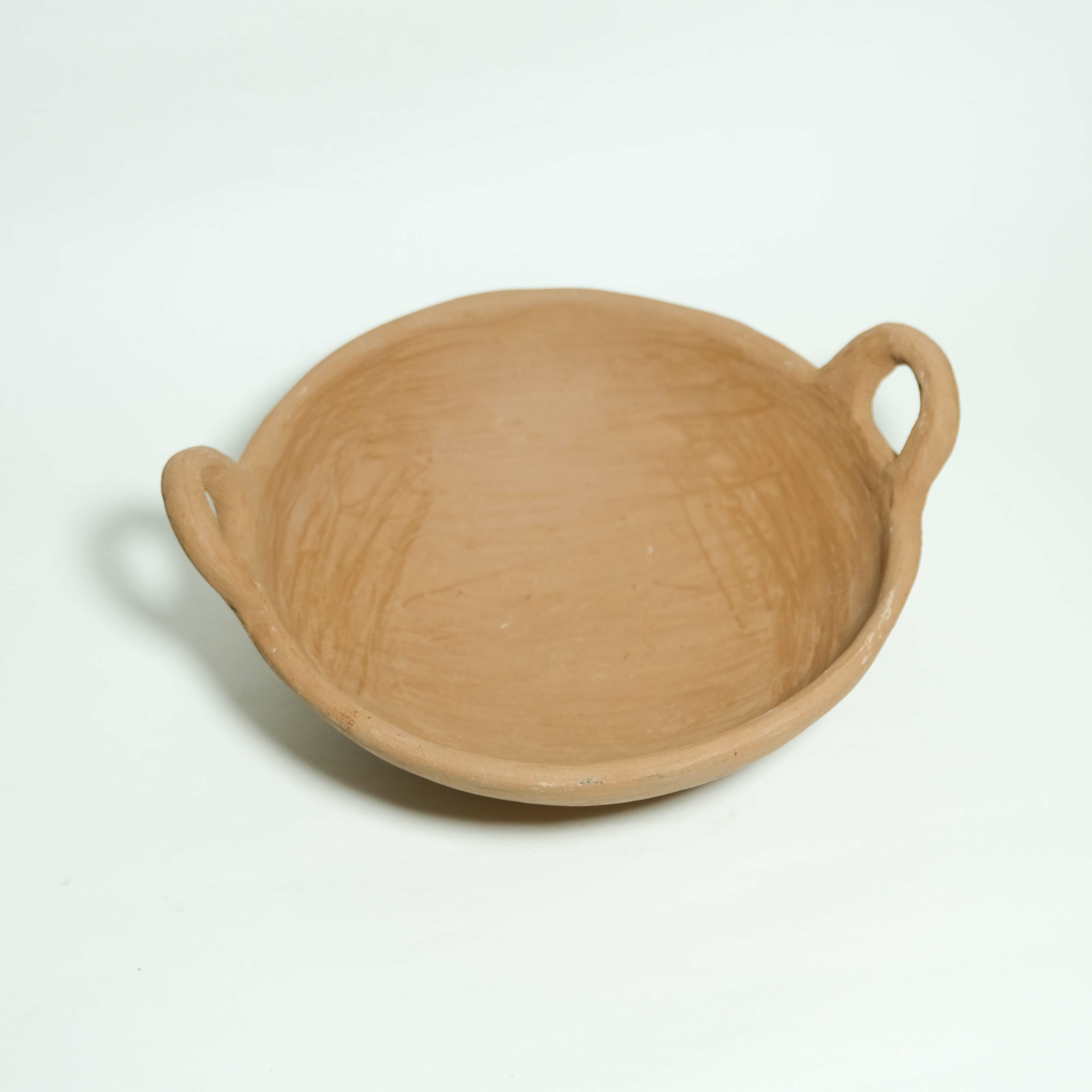 陶器｜ 素陶燒 - 太陽雙耳盤｜宏都拉斯