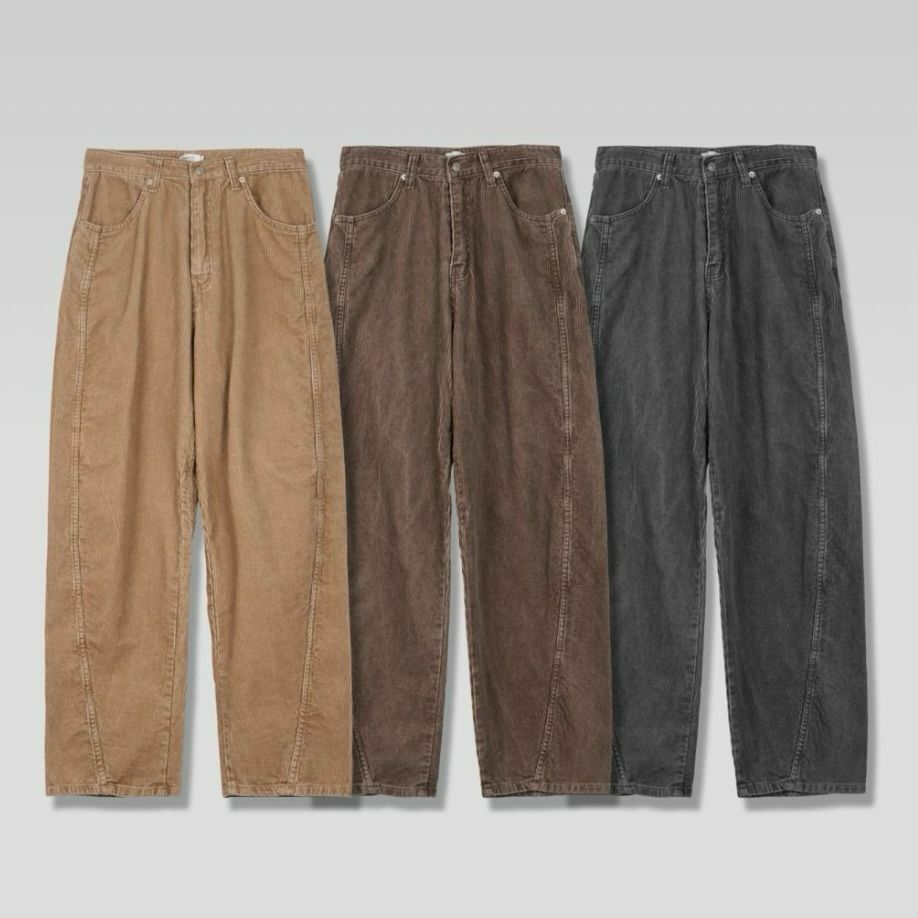 淨色燈心絨鬆身褲 MARSPEOPLE-014P