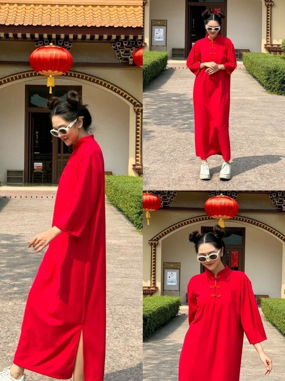 Red Long Qipao