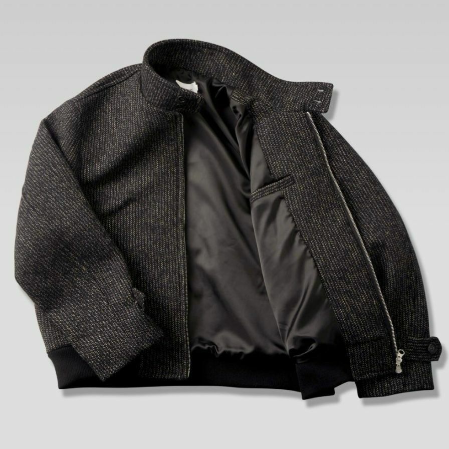 混色企領拉鍊外套 MARSPEOPLE-016JK