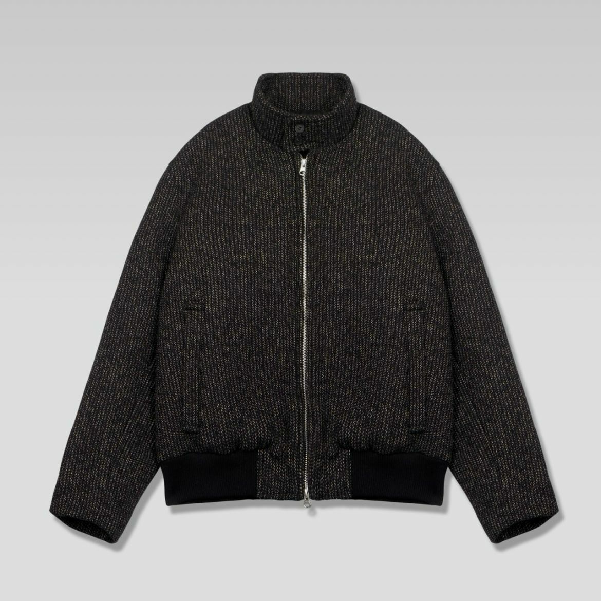 混色企領拉鍊外套 MARSPEOPLE-016JK