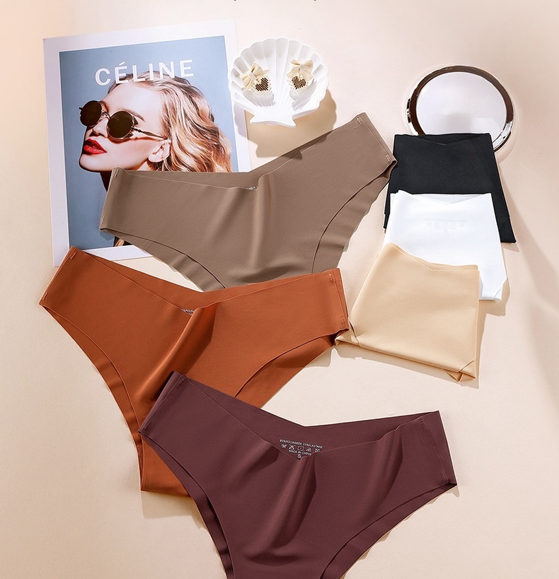 冰絲無痕低腰運動內褲(多色)