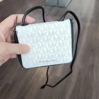 [S] MICHAEL KORS 36H3LTRM0B TRAVEL BILLFOLD XBODY,BRIGHT WHITE, 196237265333 (SMK734)