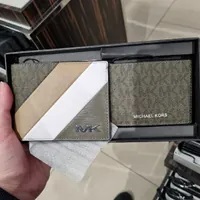 [S] MICHAEL KORS 36F3GFLF1B GIFTING 3 IN 1 WALLET BOW SET,OLIVE MULTI, 196237099389 (SMK739)