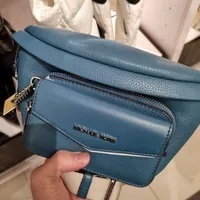 [S] MICHAEL KORS 35F3S5MN7L MAISIE LARGE 2IN1 WAISTPACK LEATHER,TEAL, 196237270566 (SMK746)