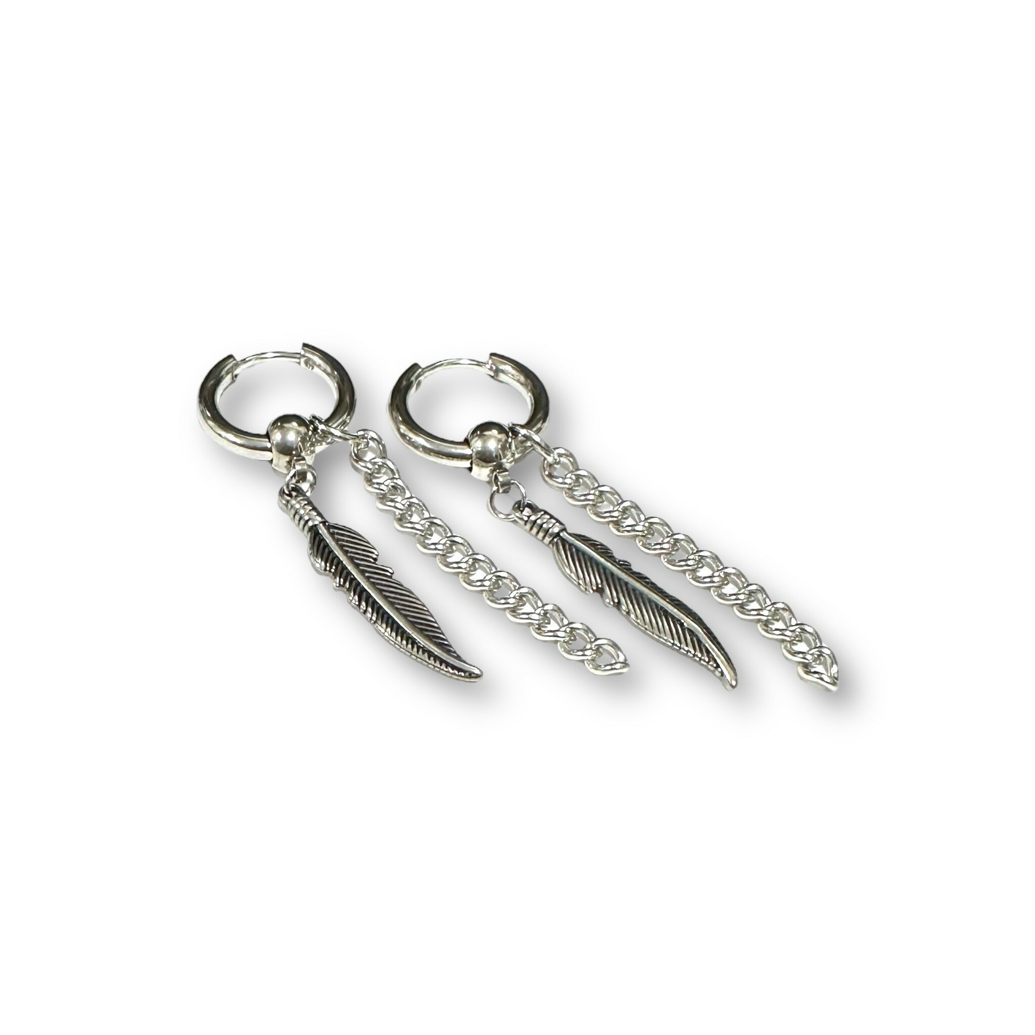 鋼易扣-垂吊復古羽毛+鍊條 12M(單支價)