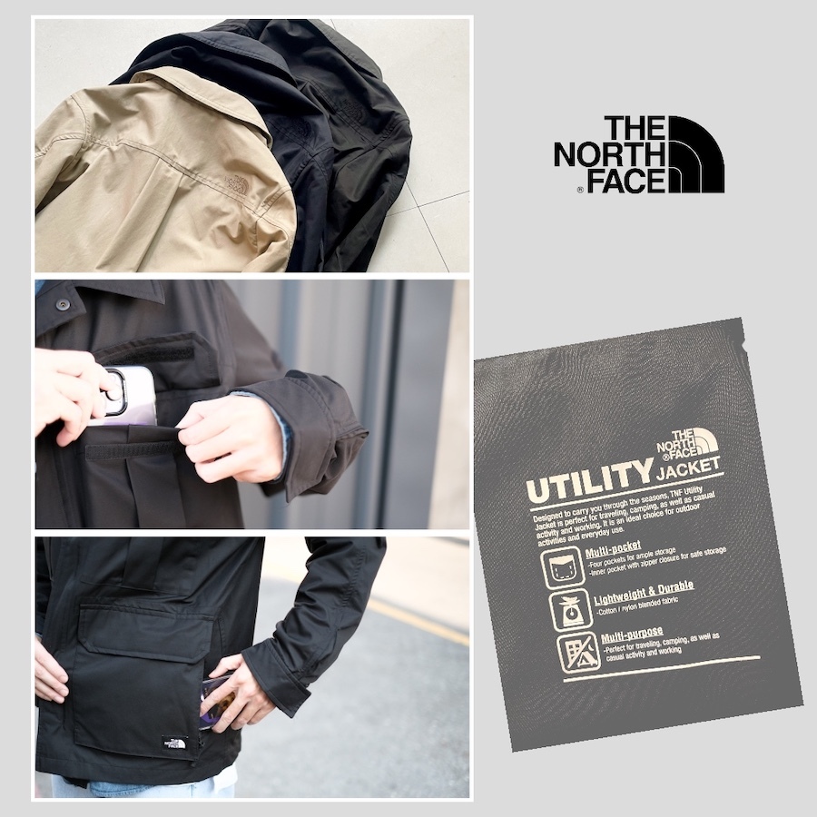 The North Face Utility 防水透氣 多口袋夾克